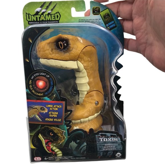 Fingerlings WowWee Untamed Toxin Snake Action Figure Interactive New - Picture 1 of 12
